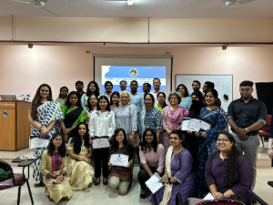 We are proud to announce that our teachers, Mrs. Mini Sood and Mrs. Pretty Chawla have been selected as 'Well-being Volunteers' post the training program held at NIMHANS. The program included child mental health, stress management, lay counselling skills and identification of mental health problems.This training will help them make a difference in the lives of our students, staff and our community.